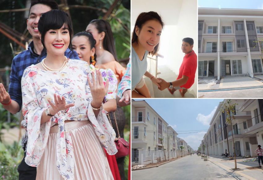 កុល ដាវី និងសុខ រក្សា បណ្តើរគ្នាទៅមើលវីឡាជាទ្រនំរួមស្នេហ៍ជិតសង់រួច