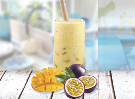 ទឹកស្វាយ-ផាសិនក្រឡុក MANGO PASSION SHAKE