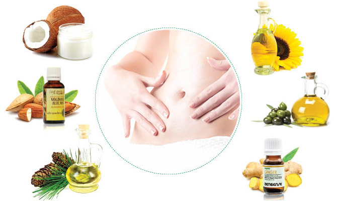 ប្រយោជន៍​នៃ​ការ​លាបប្រេង លើ​ផ្ចិត និង​ក្បាលពោះ