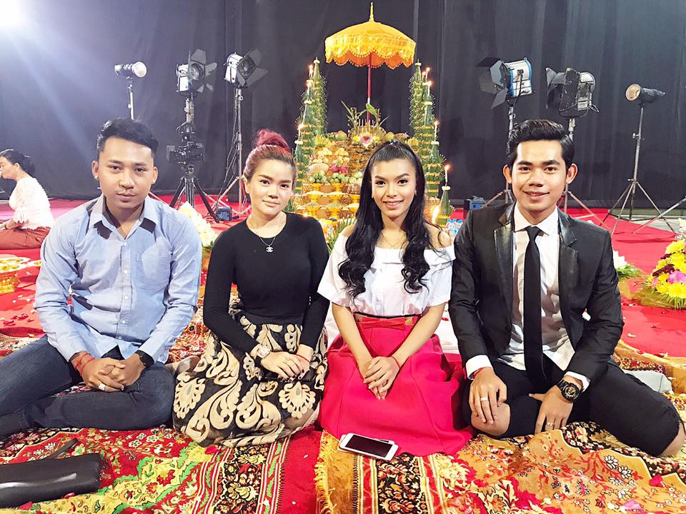 តារាបួនដួងជួបគ្នានៅរឿងភាគទូរទស្សន៍ហង្សមាស “រាជបុត្រកង្កែប ឬ ជួបស្នេហ៍អ្នកមាន “