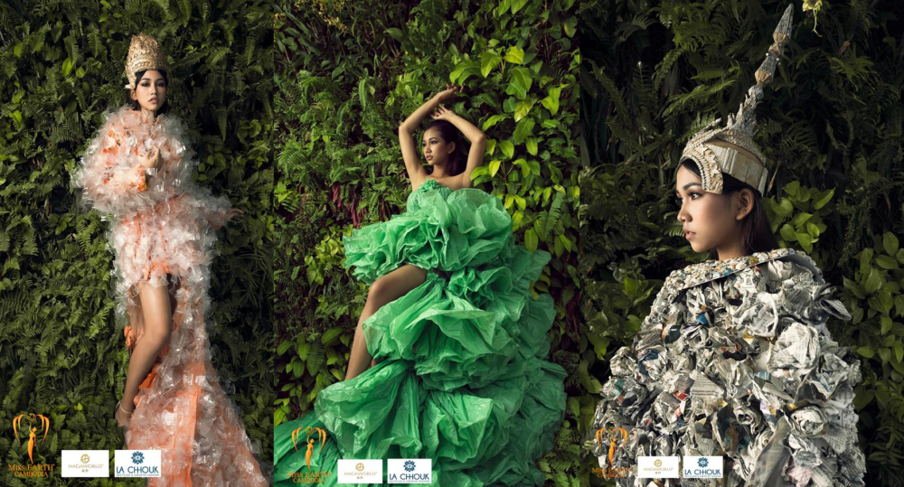 អស្ចារ្យ!! កម្ពុជាច្នៃម៉ូដ Miss EARTH Cambodia ស្អាតឥតខ្ចោះ
