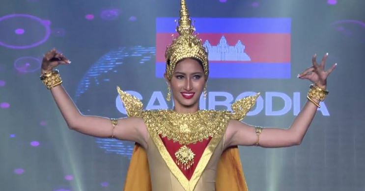 ឈុត “ទេវីក្រុងកម្ពុជាធិបតី” ធ្វើឱ្យកក្រើកវេទិកា Miss Grand International