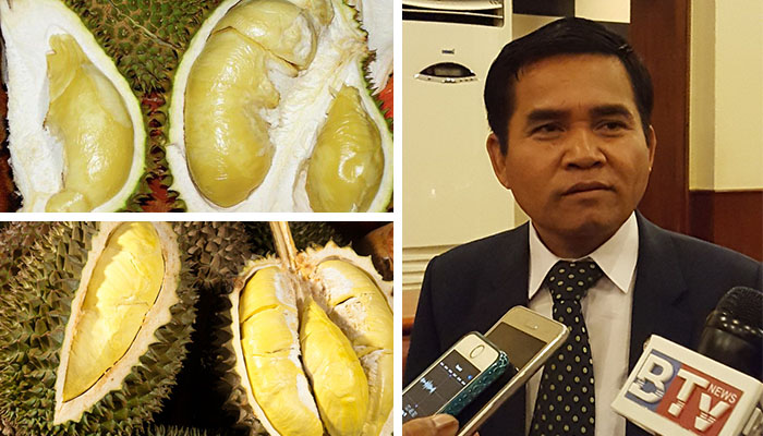 តែប៉ុណ្ណេះ អ្នកចូលចិត្តញ៉ាំទុរេនកំពត លែងបារម្ភទិញប៉ះផ្លែទុរេនក្លែងក្លាយទៀតហើយ