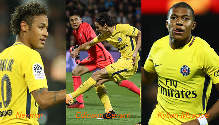 តារា​ឆ្នើម​ទាំង 3របស់ PSG រកបាន​គ្រាប់​បាល់​ដូចគ្នា ខណៈ Barca បន្ត​ឈ្នះ