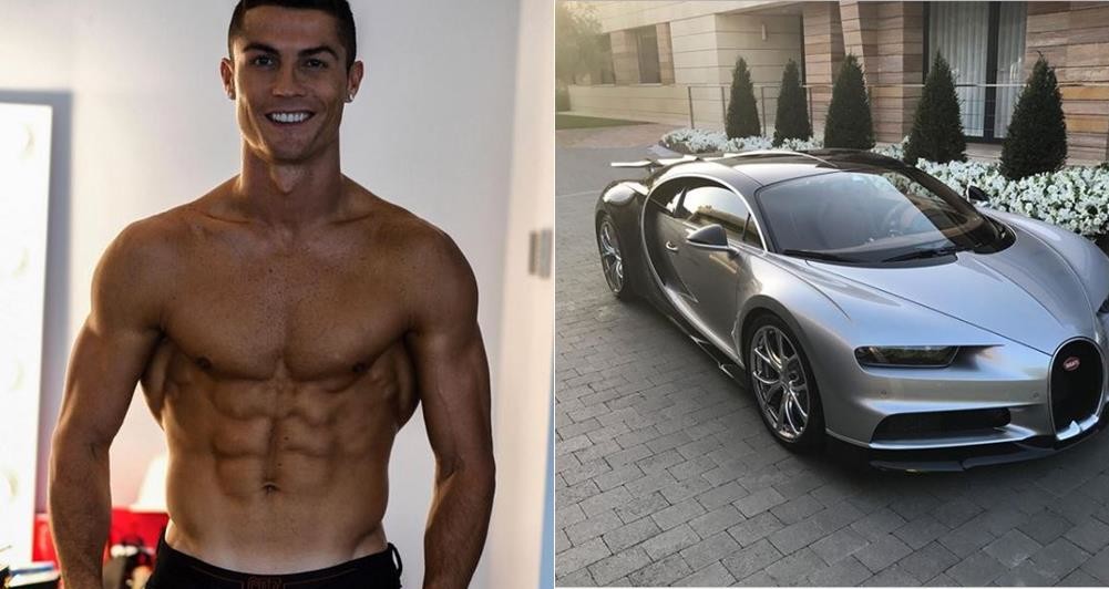 Ronaldo សម្ញែង​រថយន្ត​ថ្មី Bugatti Chiron តម្លៃជិត 3លានដុល្លារ