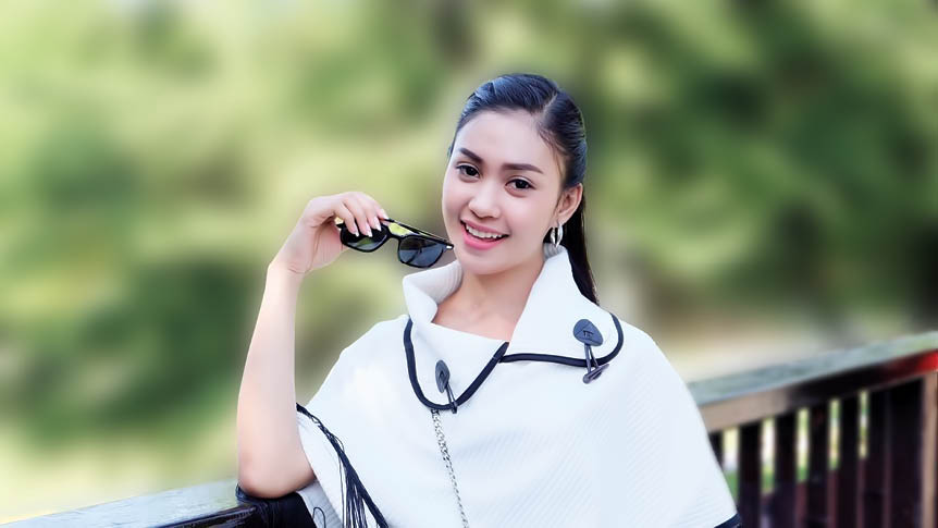 ស្រី​ស្រស់ គីម​លាង មាន​មោទនភាព​ដែល​​ក្លាយជា​អ្នកតំណាង​ផលិតផល​ល្បី​ពី​អី​ុ​តា​លី