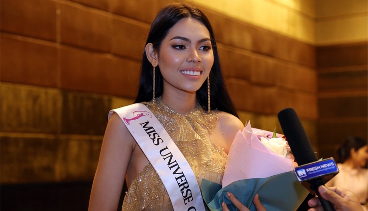 កញ្ញា ប៊ី សុធារី អំពាវនាវដល់បងប្អូនខ្មែរជួយបោះឆ្នោតគាំទ្រ…