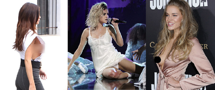 កម្រងរូបភាពតារាហូលីវូដ លេចតំបន់ពិសេសដោយមិនដឹងខ្លួន