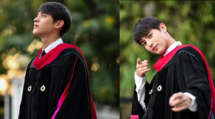 រៀនចប់ហើយ!! ចេមស៍ ជិ គ្រងឈុតទទួលបរិញ្ញាបត្រសង្ហាដូចព្រះអង្គម្ចាស់