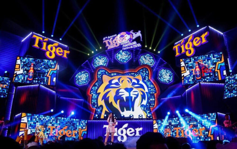 ការប្រគំ​តន្ត្រី Tiger Street Football Festival 2018 ធ្វើឱ្យ​កក្រើក​ក្រុងព្រះសីហនុ