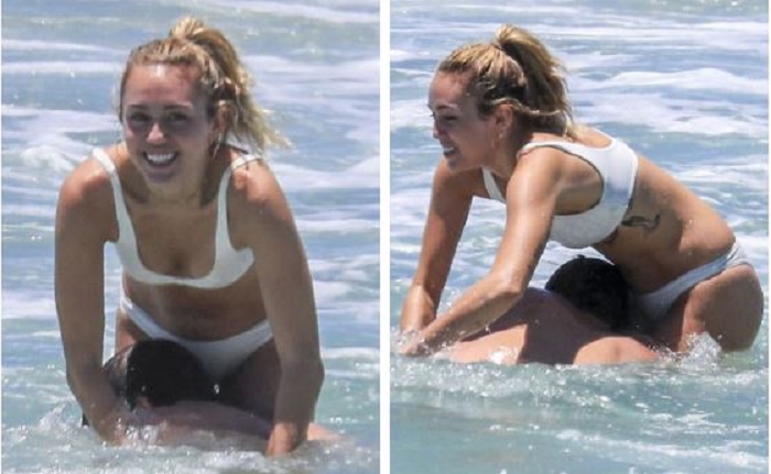 អូហូ!!  Miley Cyrus និងគូស្នេហ៍ផ្អែមល្ហែមគ្នាដល់ម្លឹងហ្ន៎!