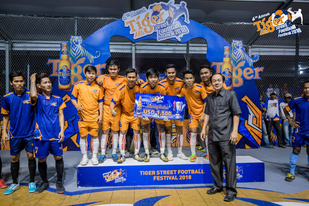 ក្រុម PCO បានឈ្នះ​ជើងឯក​បាល់ទាត់ Tiger Street Football Festival 2018 នៅ​ខេត្តបាត់ដំបង