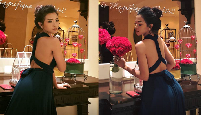 ញាក់សាច់! ដួង ម៉ានិច បង្ហាញសាច់ខ្នងដោយមិនពាក់អាវក្នុង