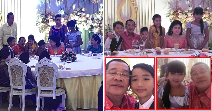 មិនធម្មតាទេ! កុមារី រ៉ន ចាន់ឌីន និងកុមារា ឡុង លីគ័ង្គ  បង្ហោះរូបភាពសែលហ្វ៊ីជាមួយសម្ដេច ហ៊ុន សែន