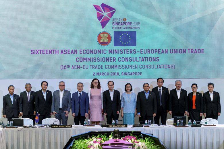 កិច្ចព្រមព្រៀង​ពាណិជ្ជកម្ម​អាស៊ាន និង​អ៊ឺរ៉ុប​នឹងត្រូវ​ពិភាក្សា​ឡើងវិញ