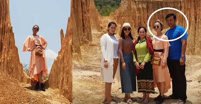 អីយ៉ា!! ឱក សុគន្ធកញ្ញា បណ្ដើរគូស្នេហ៍ធ្វើដំណើរកម្សាន្ដនៅតំបន់ដីដុះ