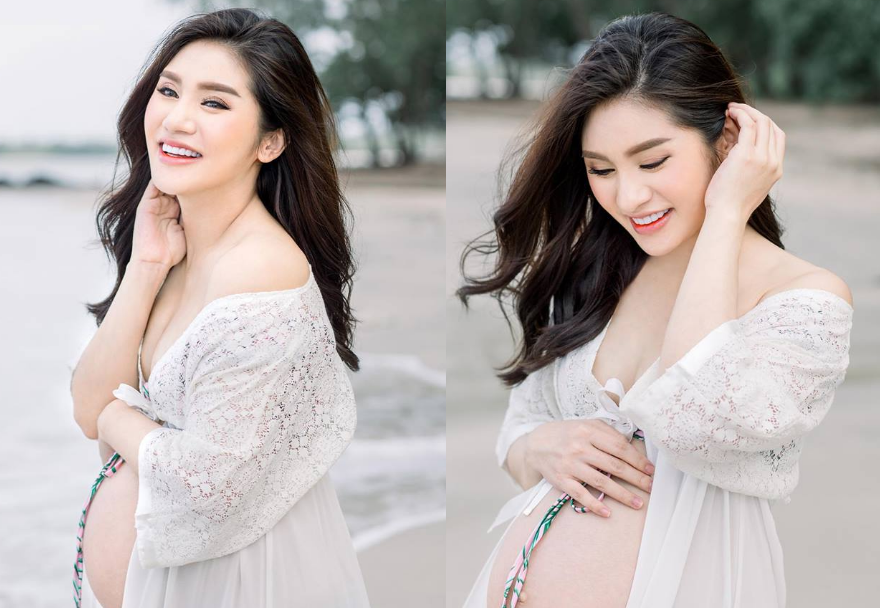 អ្នកនាង គង់ ចាន់ស្រីមុំ សម្ញែងសាច់ក្បាលពោះ ជិតដល់ថ្ងៃសម្រាលហើយ!!