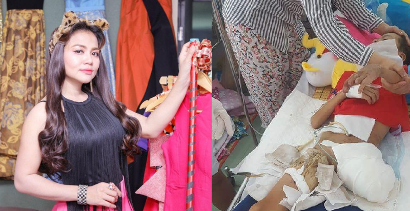 ខាត់ សុឃីម ព្យាយាមលក់សម្លៀកបំពាក់មួយទឹក ជួយប្អូនប្រុសកម្សត់ត្រូវឡានកិនជើង