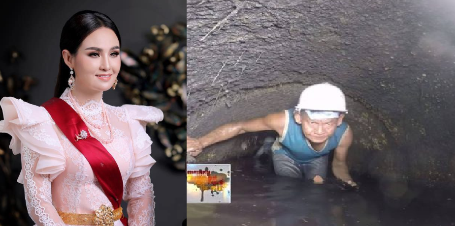 អ្នកនាង សុគន្ធ នីសា បង្ហាញអារម្មណ៍សង្វេគចំពោះកម្មករចុះកាយសំរាមក្នុងលូទឹកស្អុយ