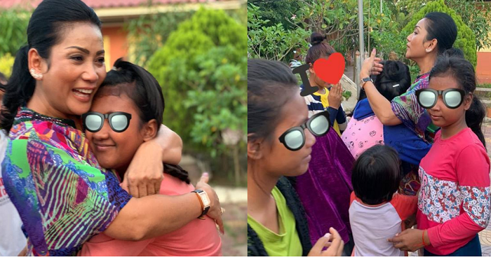 មកកម្ពុជាម្ដងនេះ លោកស្រី អម្ពរ ទេវី បានបង្ហាញវត្តមាននិងផ្ដល់ក្ដីស្រឡាញ់ដល់កុមារៗនៅក្នុងអង្គការ Afesip កម្ពុជា