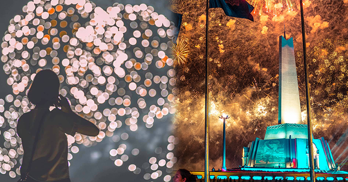 សប្បាយថតរូបស្អាតៗជាមួយភ្លើងកាំជ្រួចនៅ វិមានឈ្នះ-ឈ្នះ នាថ្ងៃឆ្លងឆ្នាំសកល