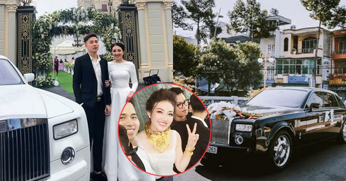 អាពាហ៍ពិពាហ៍កូនមហាសេដ្ឋីនៅវៀតណាម សម្ញែងគ្រឿងអលង្ការ និងរថយន្ដប្រណីតៗ កក្រើកពេញបណ្ដាញសង្គម