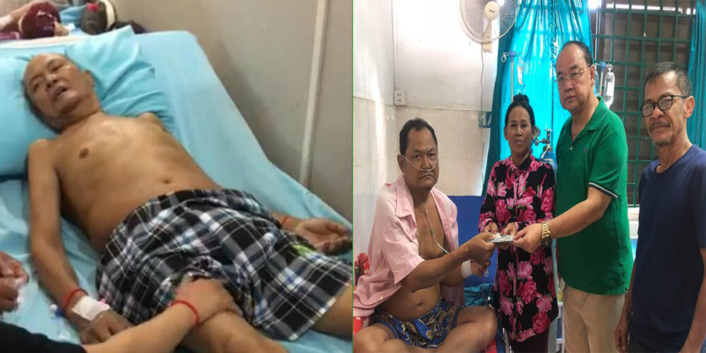 លោកពូ ក្ដឹប ត្រូវបានដឹកចេញពីមន្ទីរពេទ្យថៃ កំពុងធ្វើដំណើរមកកម្ពុជាវិញហើយ