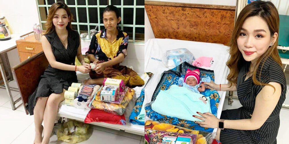 តារាសម្ដែង លីលី នាំយកថវិកាខ្លួនឯងនិងសប្បុរសជន ជូនបងស្រីសម្រាលកូននៅតាមចិញ្ចើមផ្លូវ