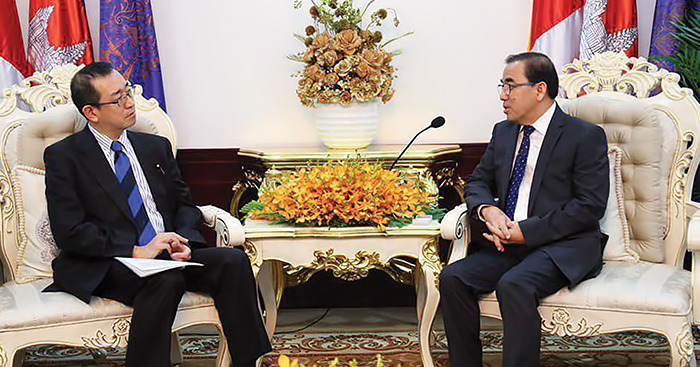 រដ្ឋមន្ត្រី​កសិកម្ម​កម្ពុជា ស្នើ​ជប៉ុន​ជួយ​ក្នុង​វិស័យ​វារីវប្បកម្ម និង​គាំទ្រ​ការចិញ្ចឹម​ត្រី