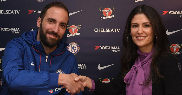 Chelsea ចុះ​ហត្ថលេខា​ជាមួយ Higuain ក្នុង​លក្ខខណ្ឌ​​ខ្ចី​ជើង​រហូត​​ដល់​បញ្ចប់​រដូវ​កាល​នេះ