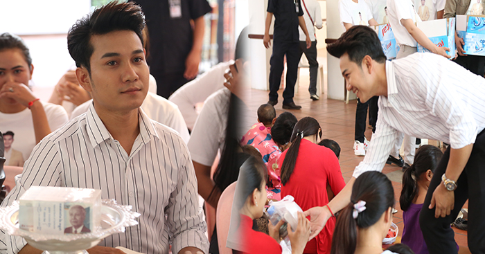 ជ័យ សុវ៉ាត ដកប្រាក់សន្សំ10លានរៀលប្រគល់ជូនដល់មន្ទីរពេទ្យគន្ធបុប្ផា