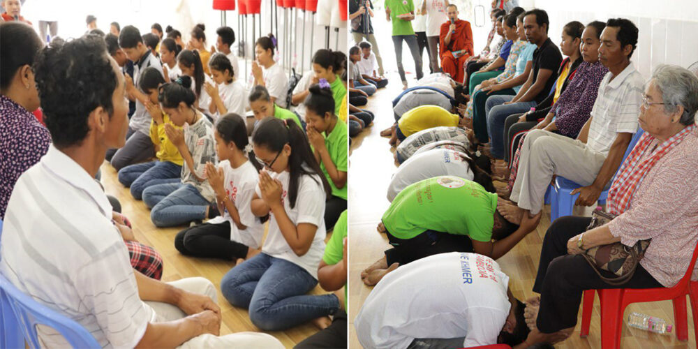 ក្រុមអភិរក្សអក្សរសាស្រ្តខ្មែរបង្ហាញទង្វើដឹងគុណនិងថ្វាយបង្គំមាតាបិតា