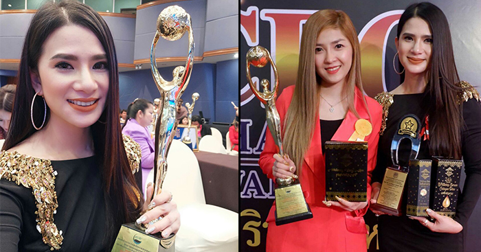 ស្ងាត់ៗ… គឹម លីហ្សា និងប្អូនស្រី ឈ្នះពានឆ្នើមនៅប្រទេសថៃ