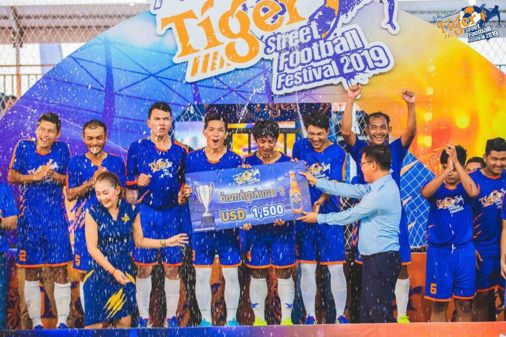 ក្រុមបាល់ទាត់ Down Town Sport គ្រងតំណែងជើងឯកនៃការប្រកួត Tiger Street Football Festival 2019 ប្រចាំមណ្ឌលភ្នំពេញ
