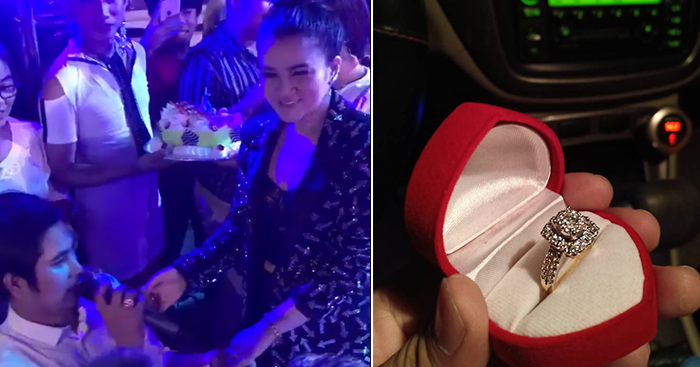 សួស​ វី​សា ត្រូវប្រុសស្នេហ៍លត់​ជង្គង់​ចំពោះមុខសុំរៀបការ