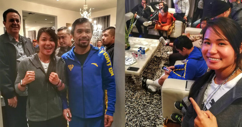 អស្ចារ្យ! សំ ថារ័ត្ន បានចូលហ្វឹកហាត់ជាមួយ Manny Pacquiao