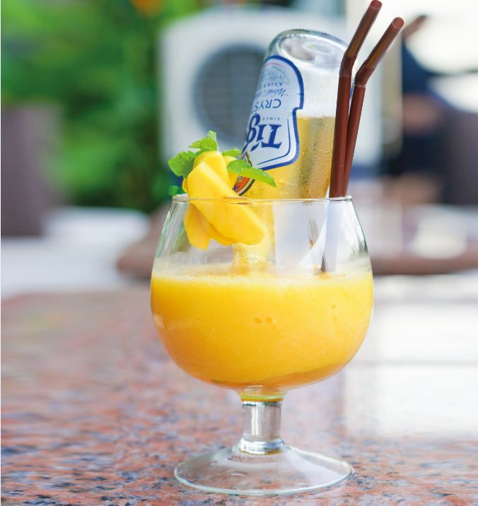 ភេសជ្ជៈដ៏ស្រស់ស្រាយ Tiger Mango Sunset សម្រាប់រដូវក្តៅឆ្នាំនេះ