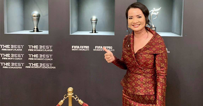 ម្ចាស់ក្លិបបឹងកេត ធ្វើជាតំណាងឱ្យកម្ពុជាក្នុងកម្មវិធី FIFA Best Award