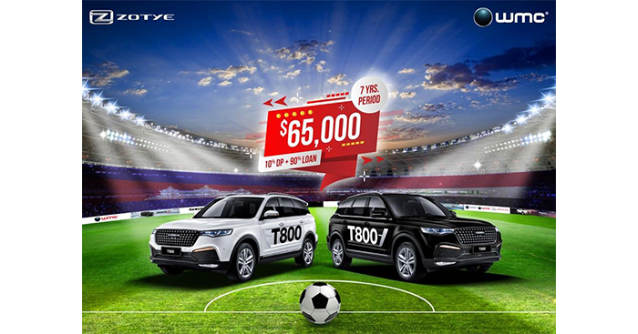 ZOTYE T800 ចូលរួមគាំទ្រក្រុមជម្រើសជាតិកម្ពុជា ប៉ះជាមួយអ៊ីរ៉ាក់ នៅលើដីរបស់ខ្លួន