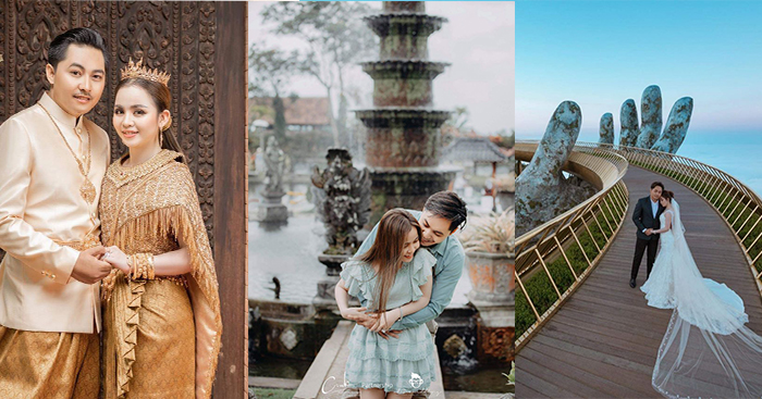 ជិតដល់ថ្ងៃចូលរោងការ តារាសម្ដែង ណាត់ បូរី បង្ហាញរូបភាពនិងវីដេអូPre-weddingថតដល់ទៅ៤ប្រទេស