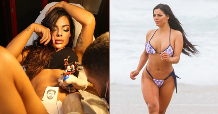 ពីមុនសាក់លើគូទ លើកនេះរូប Messi ត្រូវតារាស៊ិចស៊ីម្នាក់យកទៅសាក់ជិតតំបន់ពិសេស