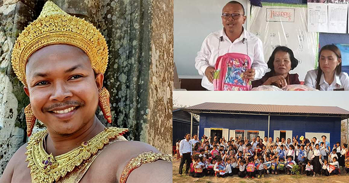 សរសើរទឹកចិត្តសិល្បករ នូ សុភេន ស្វែងរកជំនួយសប្បុរធម៌ជួយដល់ក្មេងៗខ្វះសម្ភារសិក្សា