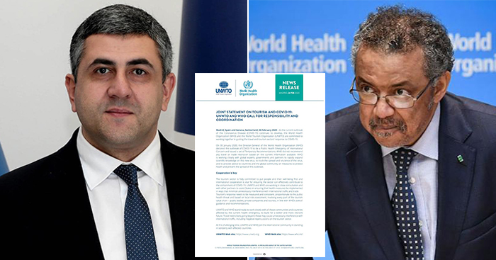 អង្គការទេសចរណ៍ពិភពលោក និងអង្គការសុខភាពពិភពលោក ចេញសេចក្តីថ្លែងការណ៍រួមស្តីពីទេសចរណ៍ និង Covid-19