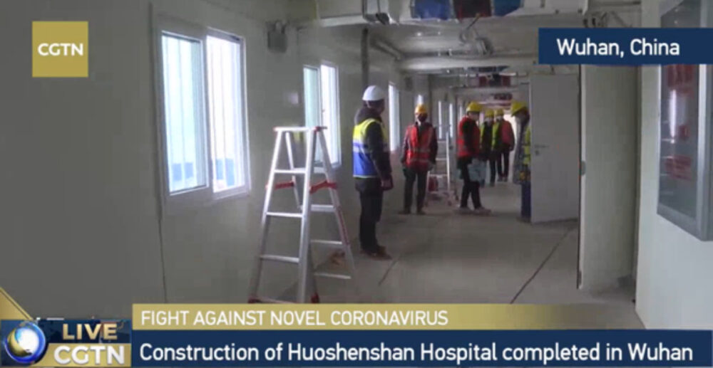 មន្ទីរ​ពេទ្យដំបូង​សម្រាប់​អ្នក​ជំងឺ​ Corona នៅ​ Wuhan ត្រៀម​ដាក់​ឱ្យ​ដំណើរ​ការ​