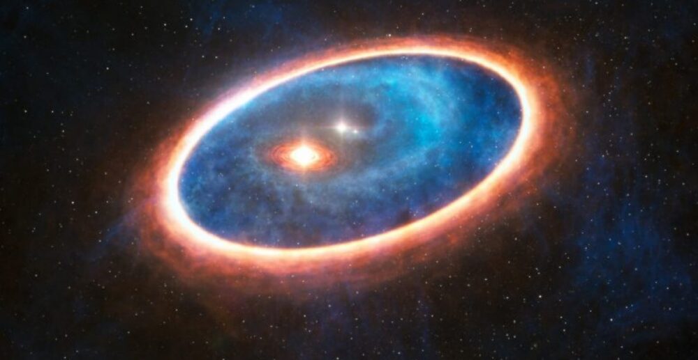 ផ្កាយ​មួយ​ដួង​កំពុង​ “ស៊ីសាច់​” មិត្ត​រួម​ដំណើររបស់​វា​ ​ក្នុង​ប្រព័ន្ធ​ផ្កាយ​ភ្លោះ​នៃ​កាឡាក់ស៊ី​មួយ​ដែល​នៅ​ក្បែរ ​Milky Ways