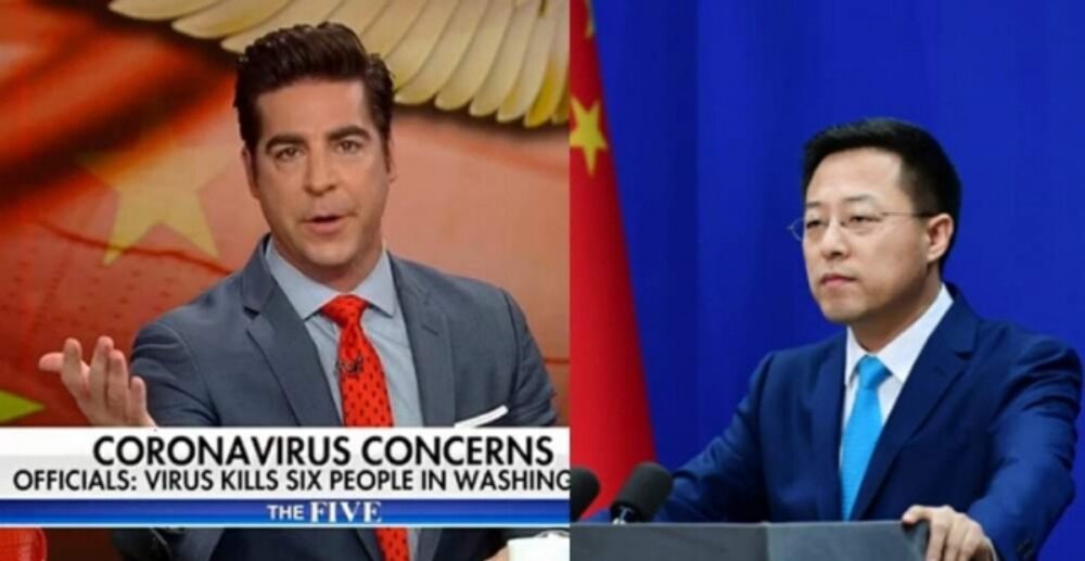 តភាគ រឿងសង្គ្រាមពាក្យសម្ដី អាមេរិក-ចិន ៖ ពិធីករទូរទស្សន៍អាមេរិក ទាមទារឱ្យជនជាតិចិនសុំទោស រឿងដើមកំណើតចម្លងមេរោគCOVID-19 មុននឹងប៉ះអ្នកនាំពាក្យប្រទេសចិនឆ្លើយបកវិញបែបស្លូតៗ តែឈឺៗ