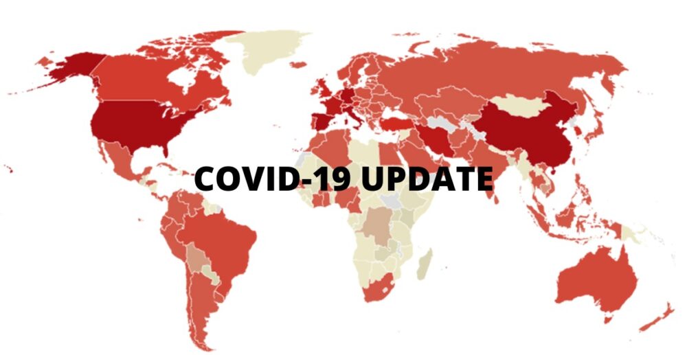 ព័ត៌មាន Update តាមជាប់ស្ថានការណ៍ COVID-19 ជុំវិញពិភពលោក