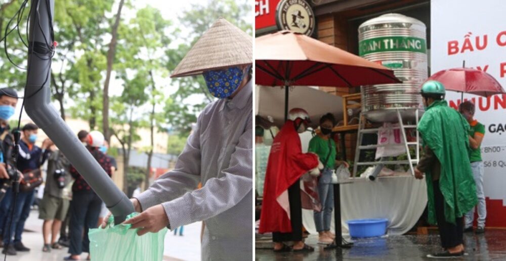 ទូរ​ “ATM អង្ករ​” នៅ​វៀត​ណាម កំពុង​ពេញ​និយម​ក្នុង​វិបត្តិ​COVID-19