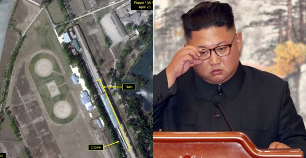 ក្បួន​រថយន្ត​ពាស​ដែក​សង្ស័យ​ថា​ជា​របស់​លោក Kim Jong-un បង្ហាញ​ខ្លួន ខណៈ​មាន​ដំណឹង​ចចាម​អារ៉ាម​ជា​ច្រើន​ស្ដី​ពី​​សុខ​ភាព​របស់​លោក​