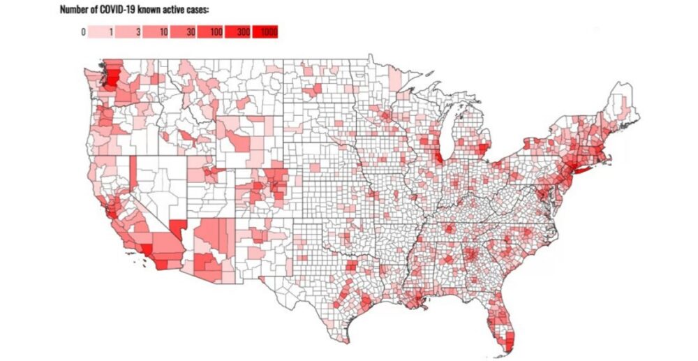 COVID-19! តួលេខ​​អ្នក​ស្លាប់​នៅ​អាមេរិក​ ជិត​ស្មើ​នឹង​តួលេខ​អ្នកជំងឺ​​នៅ​​ប្រទេស​ចិន​